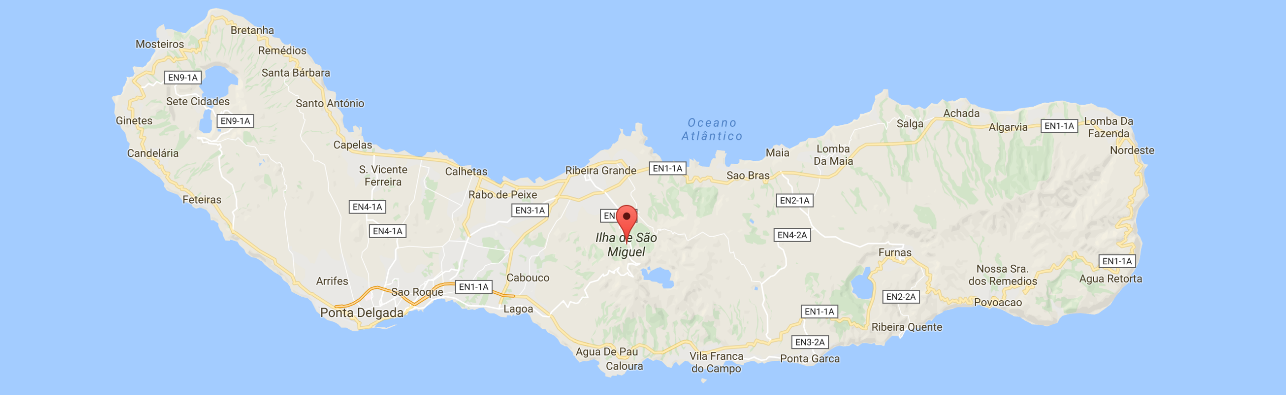 Sao Miguel Azores Island Map Travel Honey Sao Miguel Azores Island Map Travel Honey