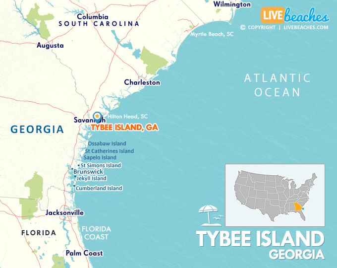 Tybee Island Map Printable