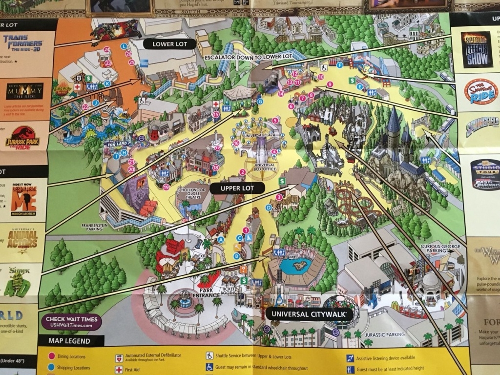 printable map of hollywood studios