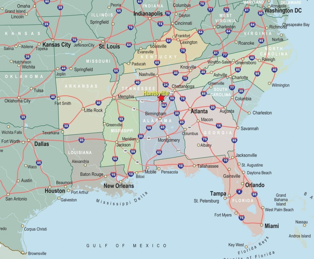 Us Map Southeast Printable Southeast Us Political Map Awesome 