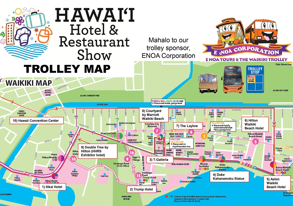 Waikiki Map Printable