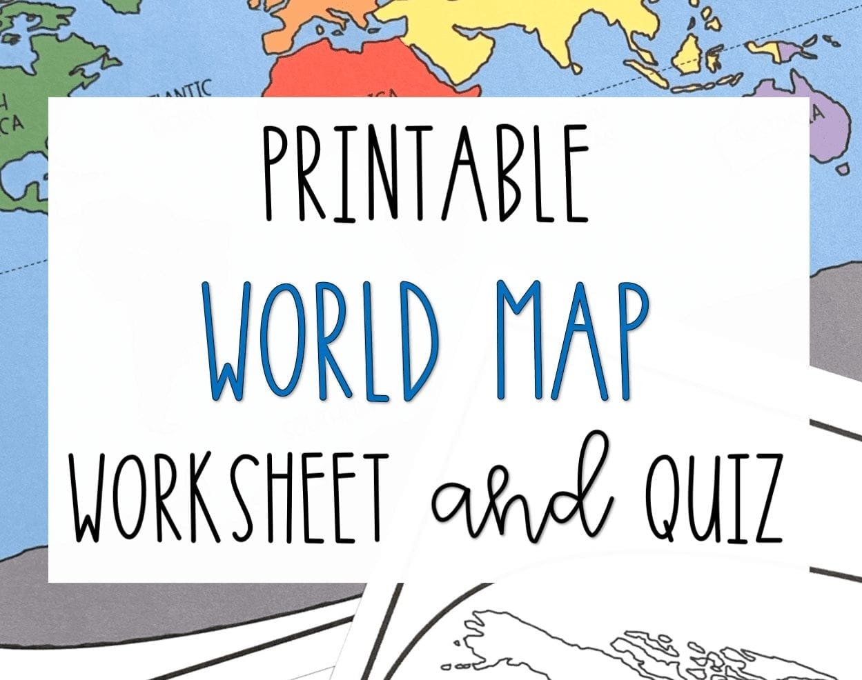 World Geography Map Quiz Printable