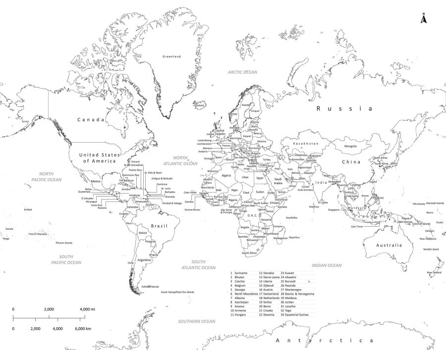 World Map Image With Countries Name Pdf Printable Infoupdate