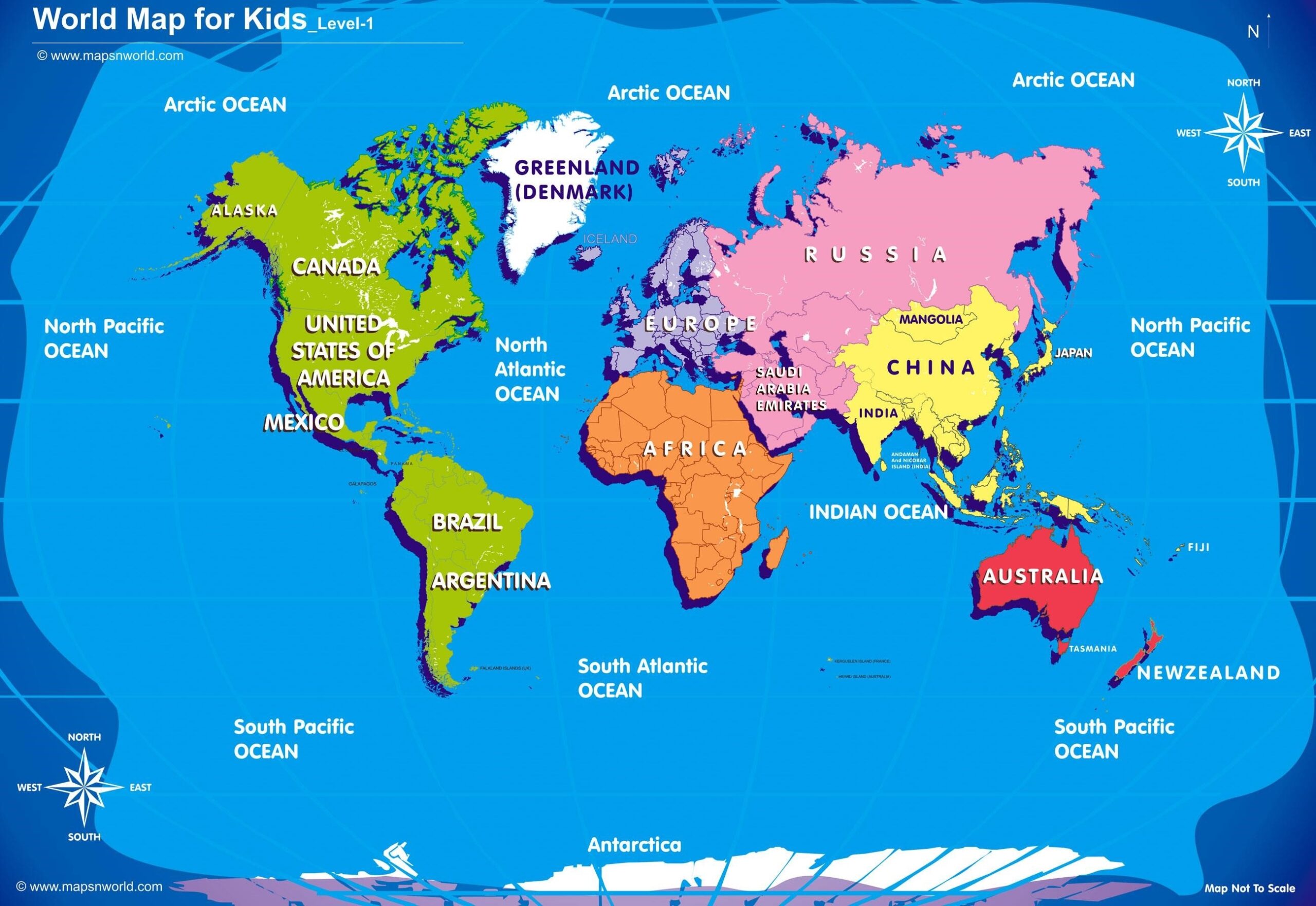 World Map Kids Printable World Map Kids Printable
