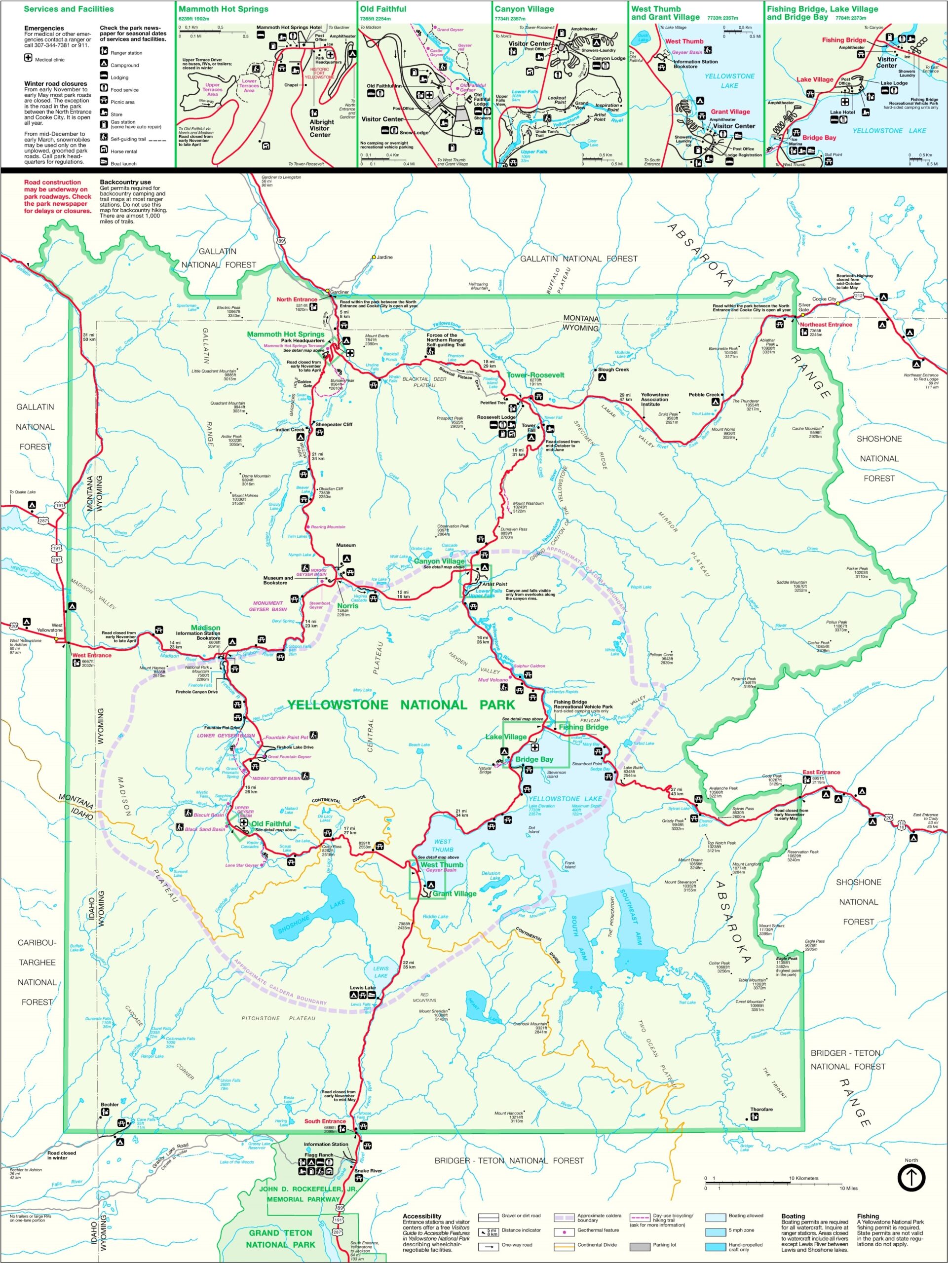 Your Yellowstone Trip Printable Map More Printables For Everyone
