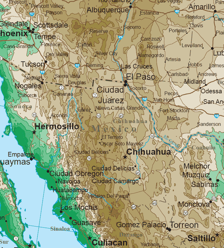 An instructor using a physical relief map of the United States to teach geography